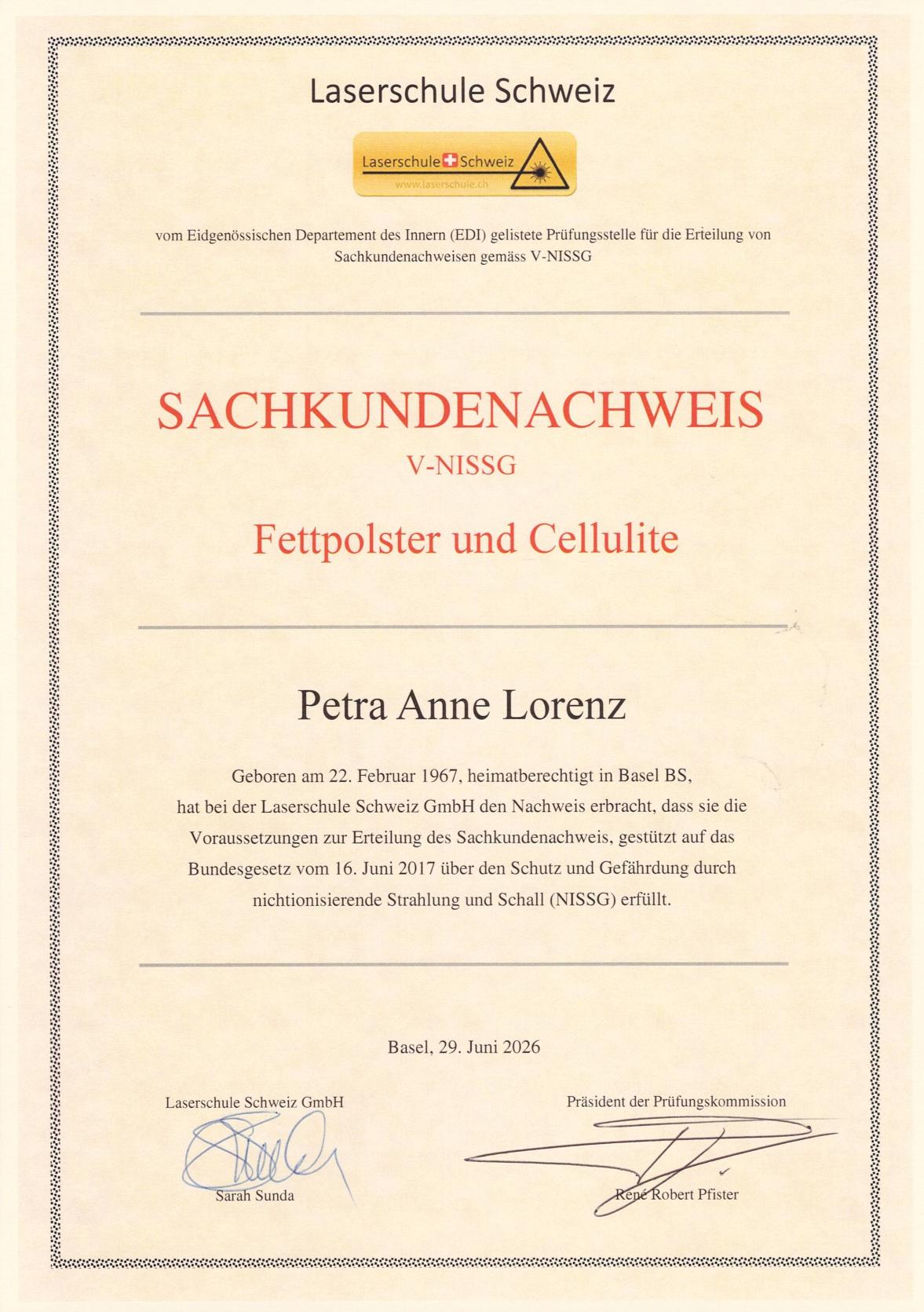 Sachkundenachweis Fettpolster und Cellulite